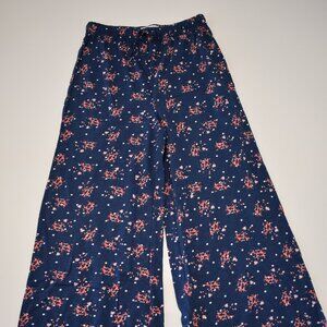 Melrose & Market Girls Wide Leg Floral Pants Size 7-8 (small) - New w/o Tags